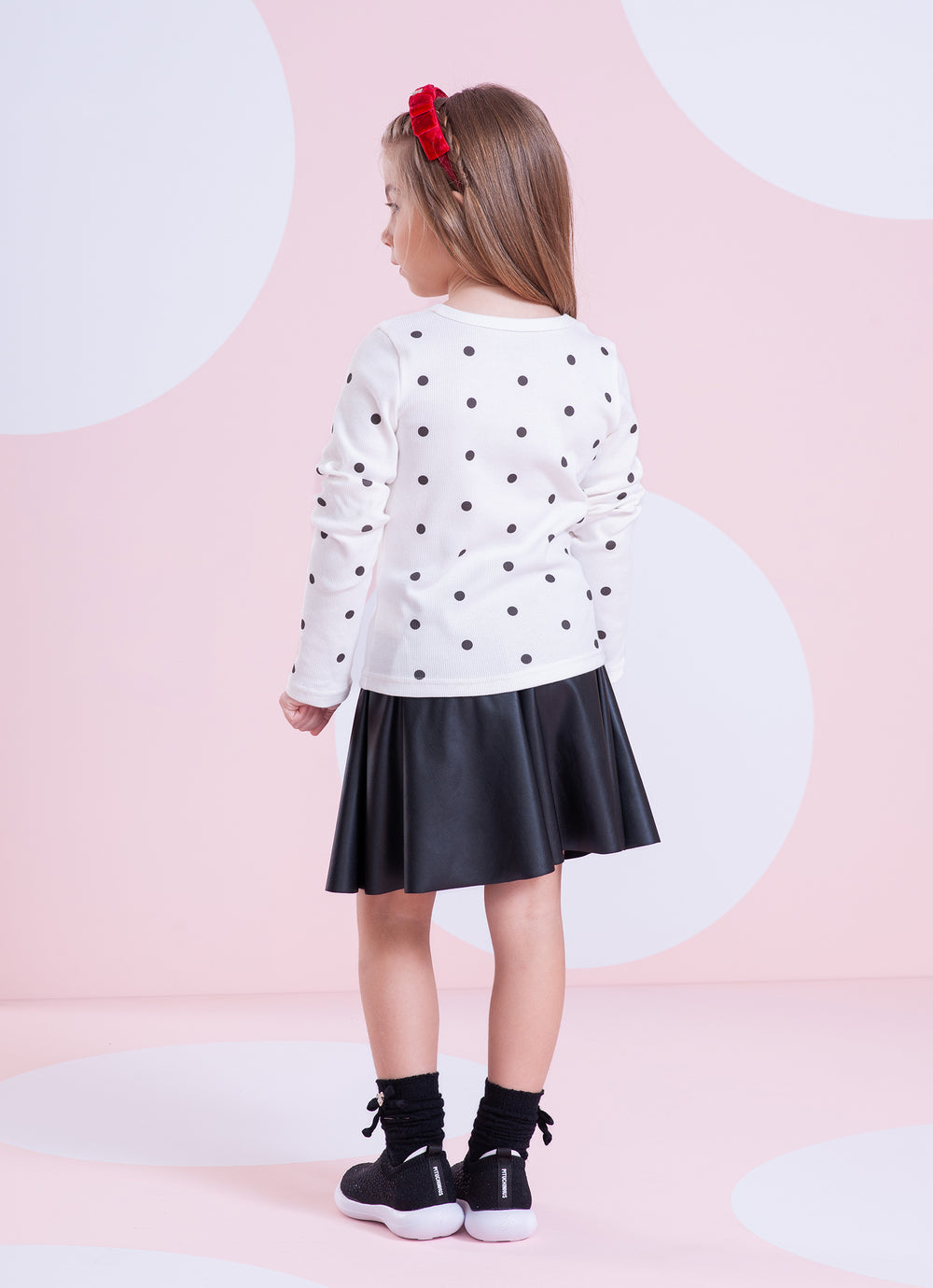 Blusa Ribana Serigrafia Poá e Cachorro