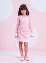 Saia Short Moletom Pele Bordado