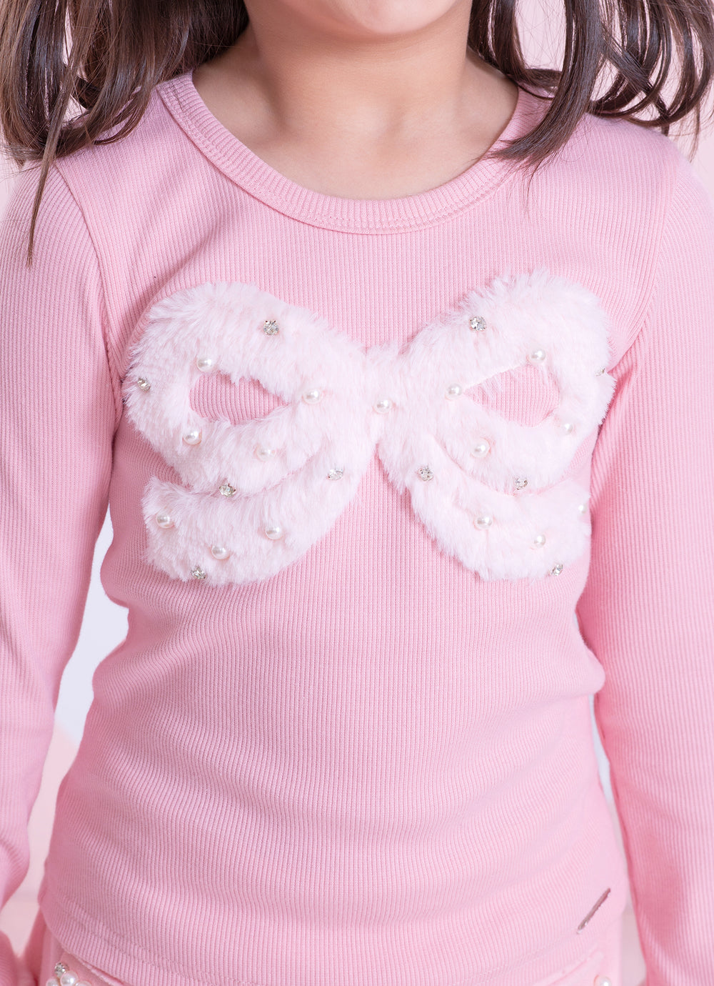 Blusa Ribana Laço de Pele Bordado