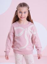 Blusa Tricot Maxi Laço Cristal