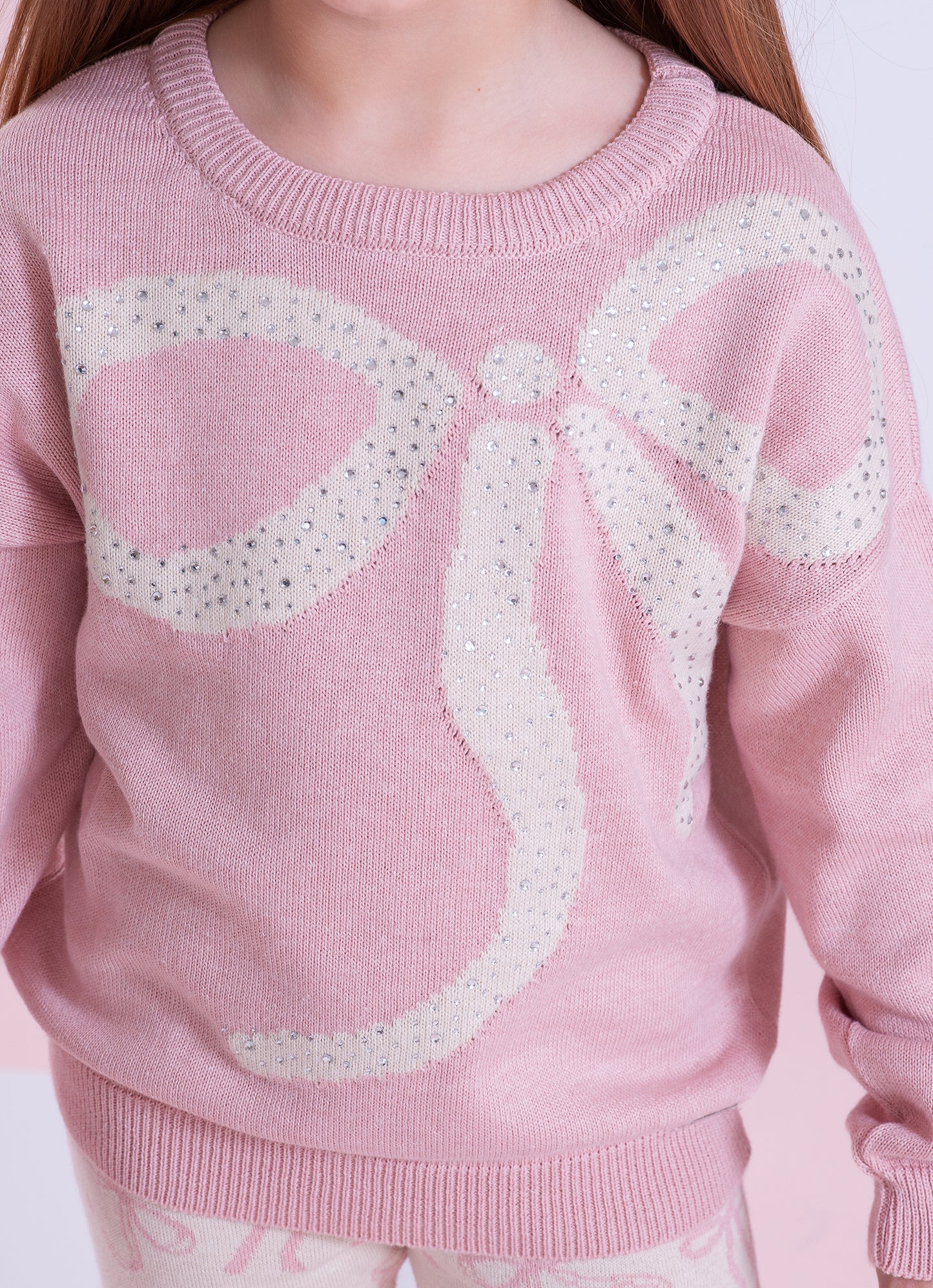 Blusa Tricot Maxi Laço Cristal