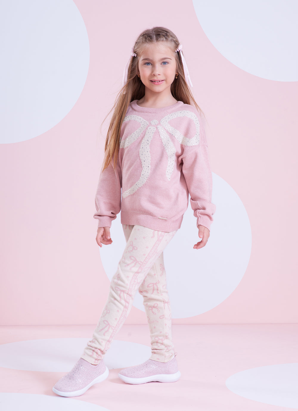 Legging Tricot Multi Laços