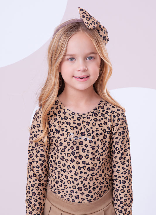 Arco Laço Puffer Estampado