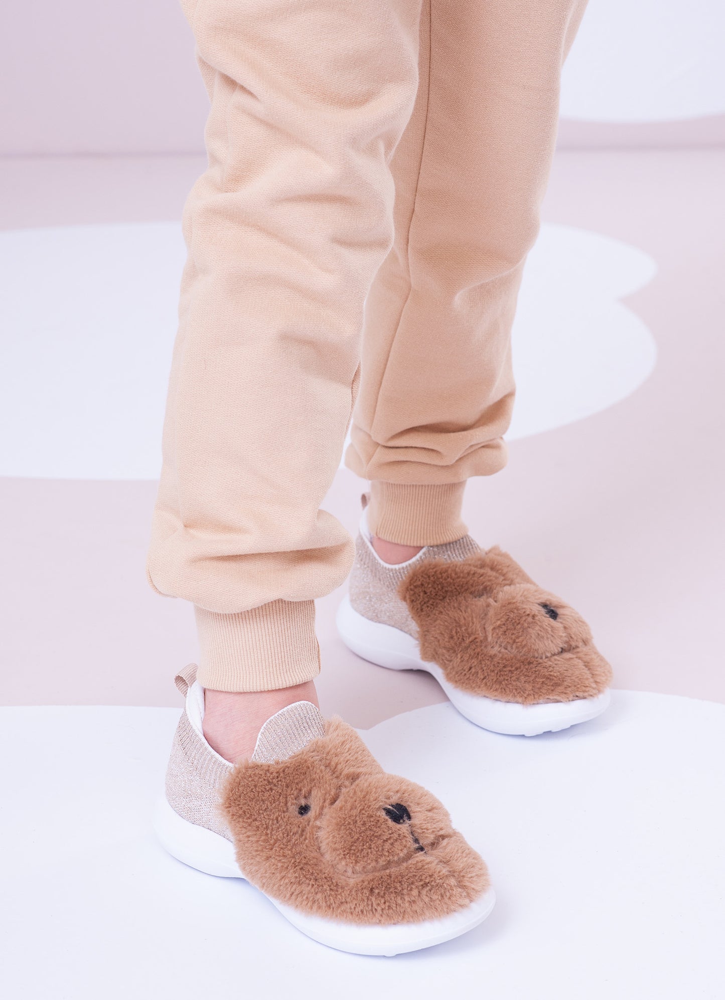 Calça Moletom Bolsos Pele