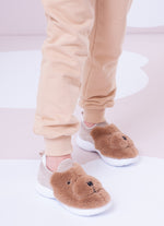 Calça Moletom Bolsos Pele