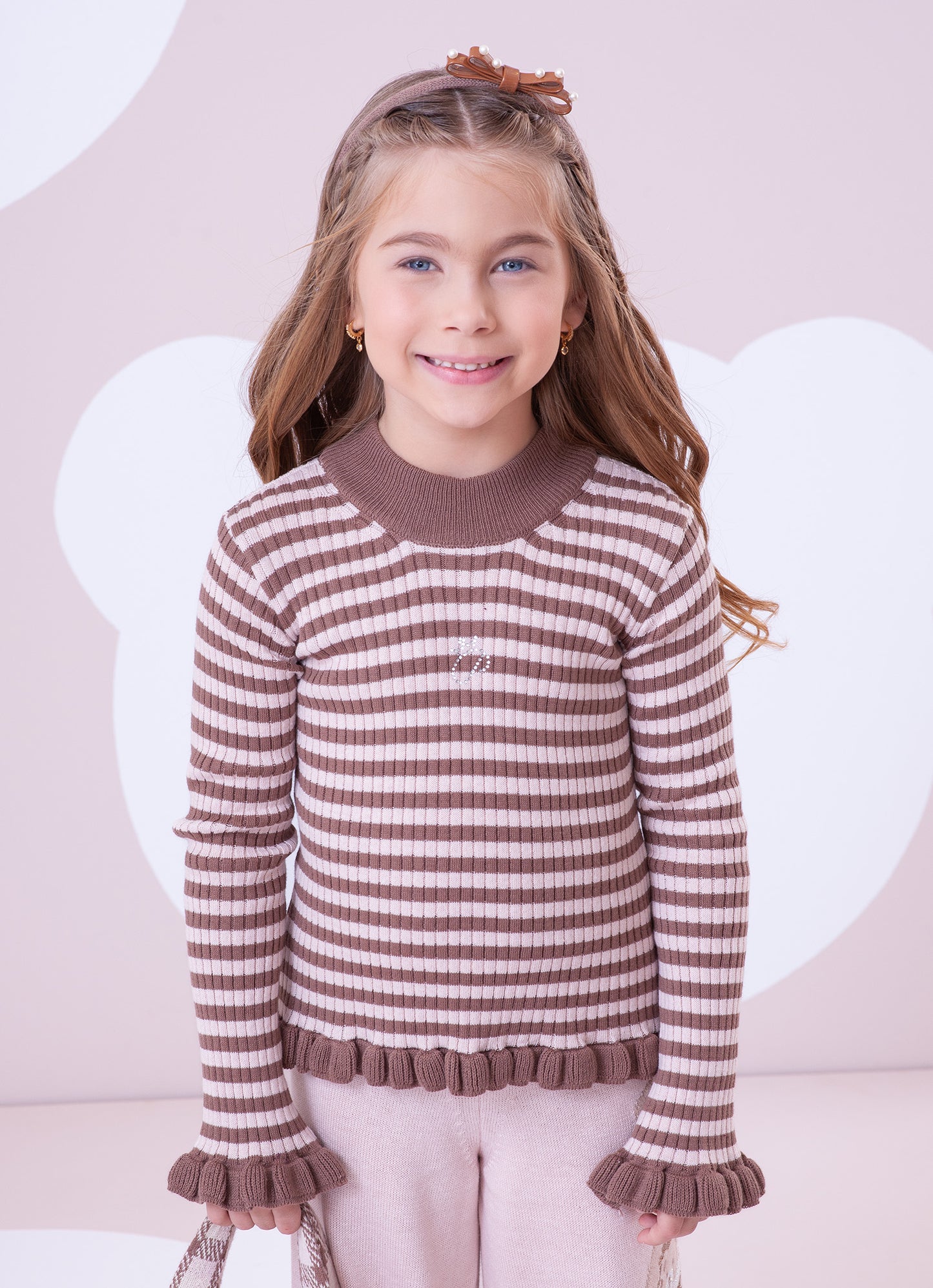 Blusa Tricot Canelado Listrado
