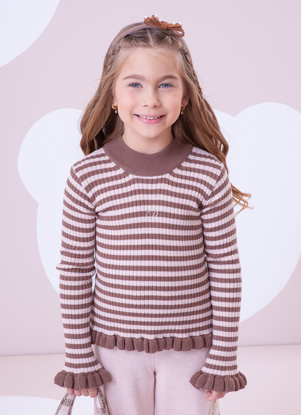 Blusa Tricot Canelado Listrado