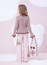 Blusa Tricot Canelado Listrado