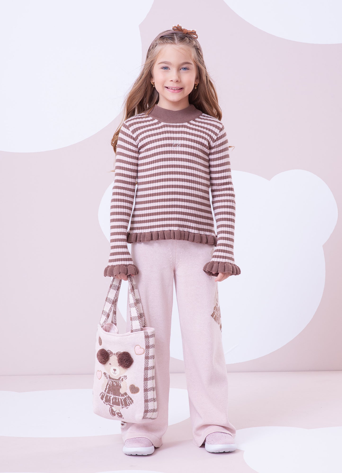 Blusa Tricot Canelado Listrado