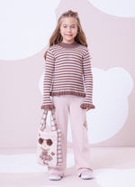 Blusa Tricot Canelado Listrado