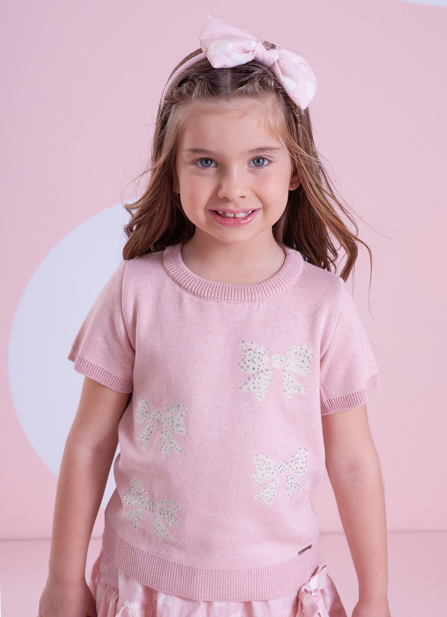 Blusa Tricot Laços Cristal