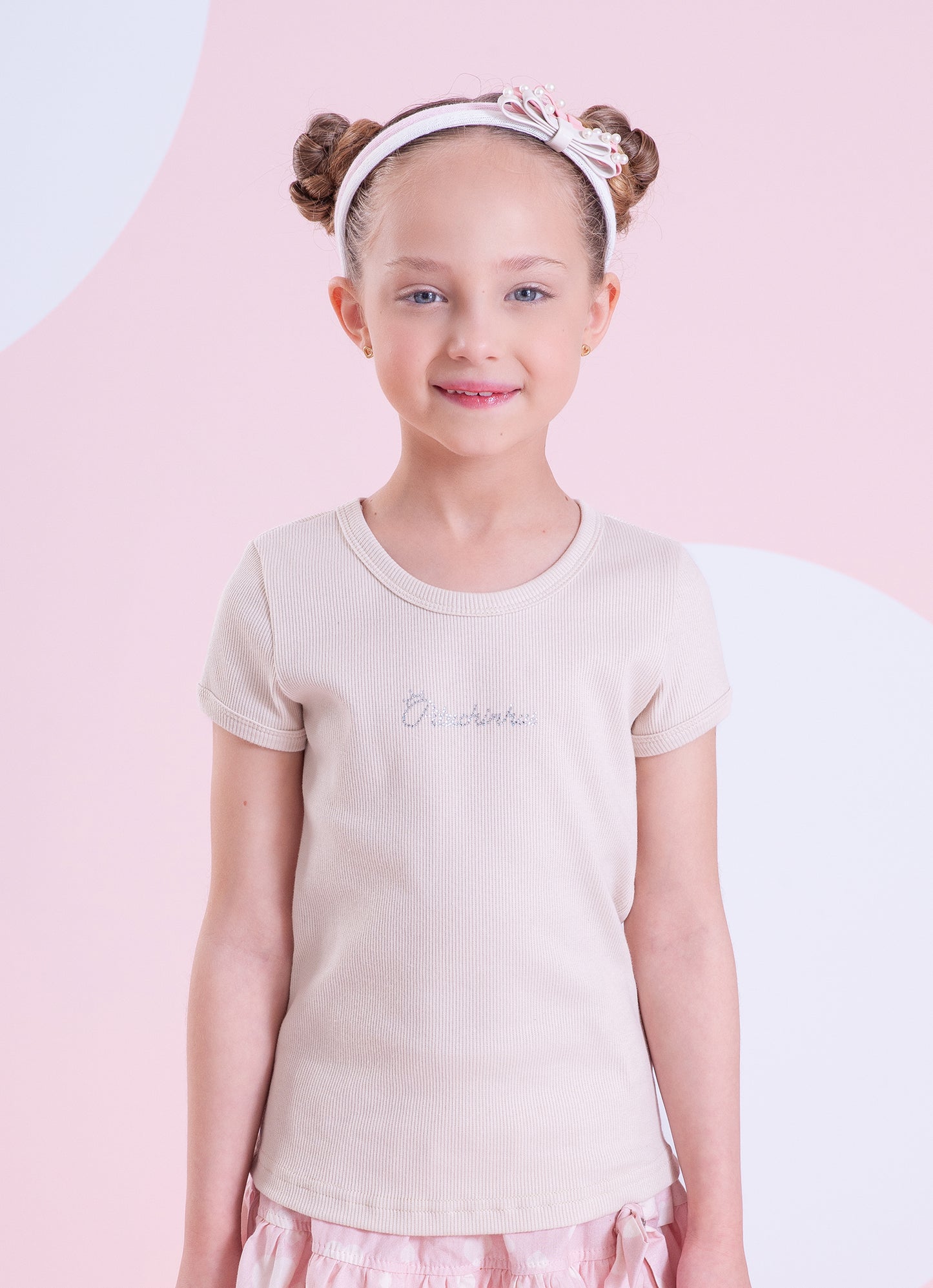 Blusa Ribana Pituchinhus Manga Curta
