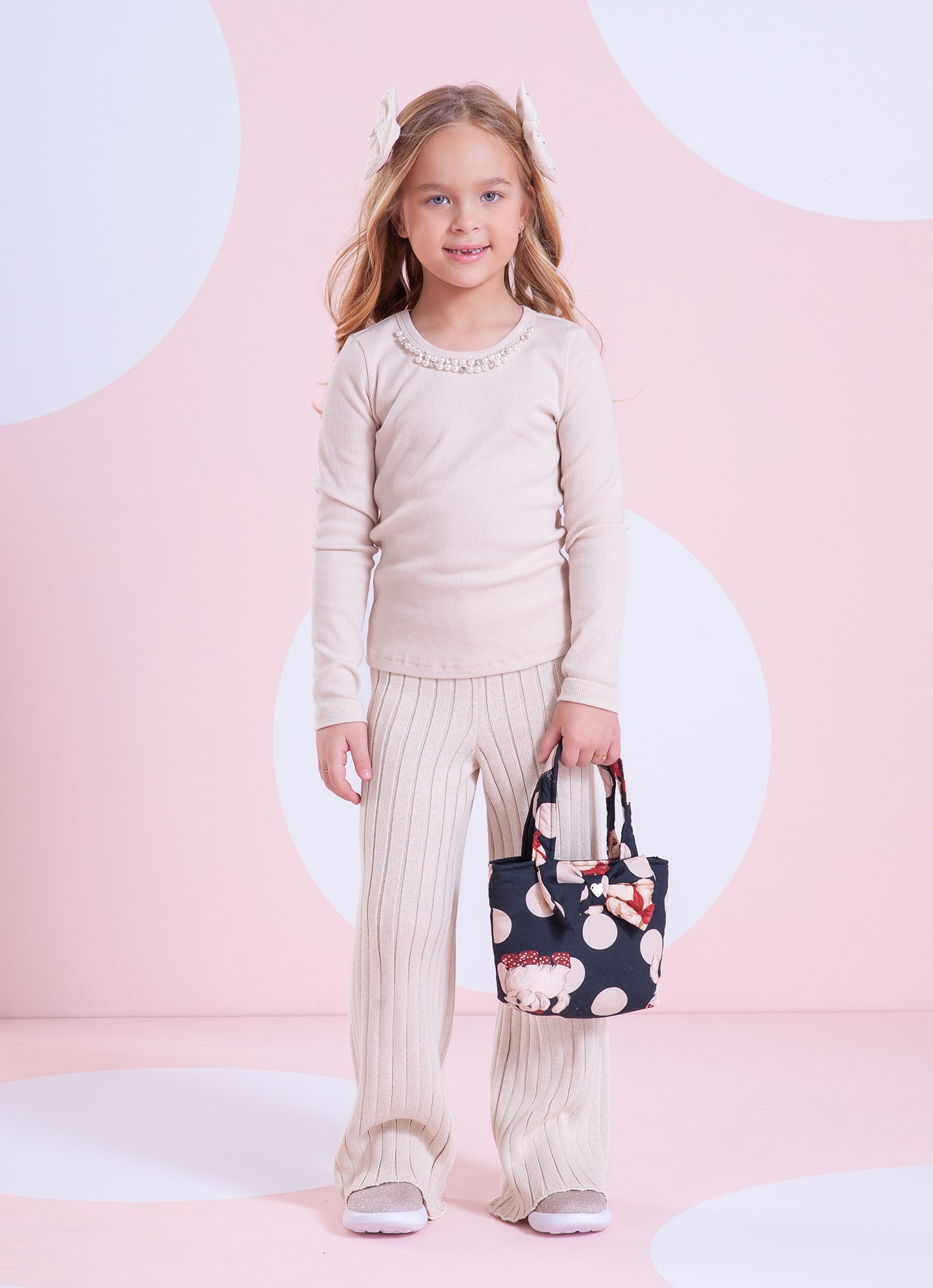 Blusa Ribana Bordado Pérolas e Cristais