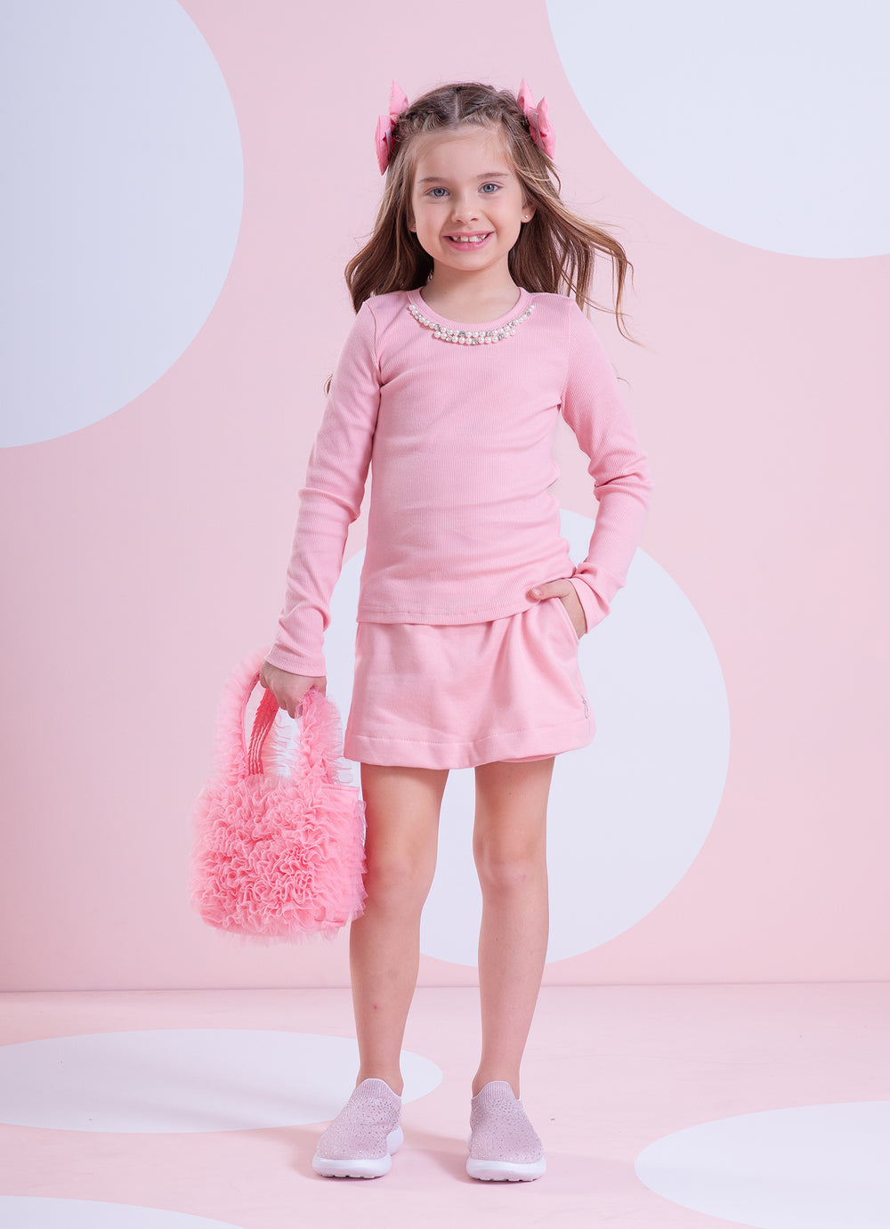 Blusa Ribana Bordado Pérolas e Cristais