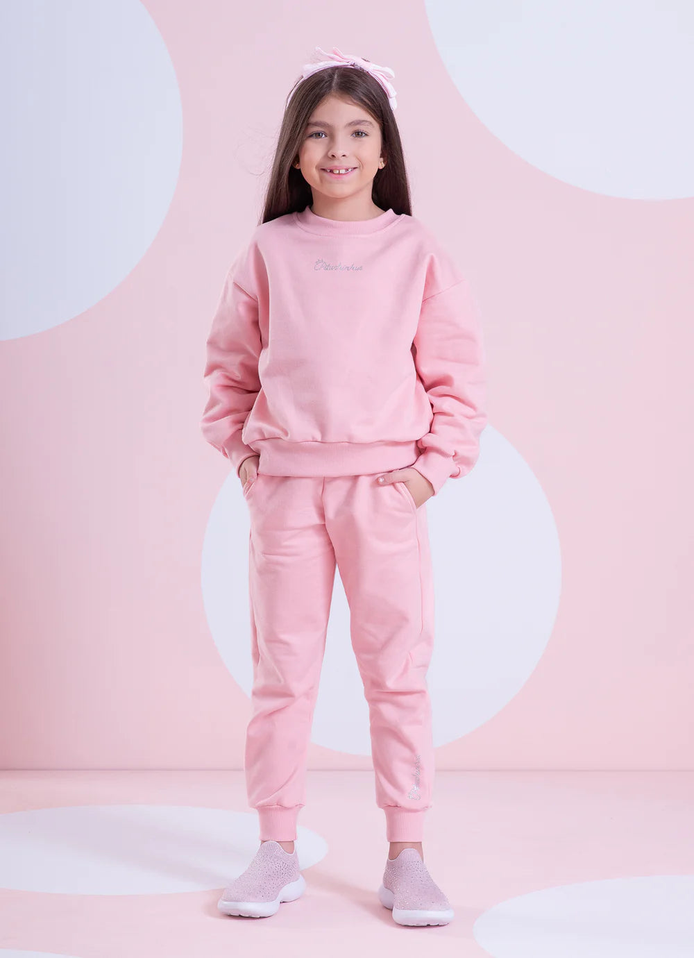 Tênis Knit Cristais Pituchinhus