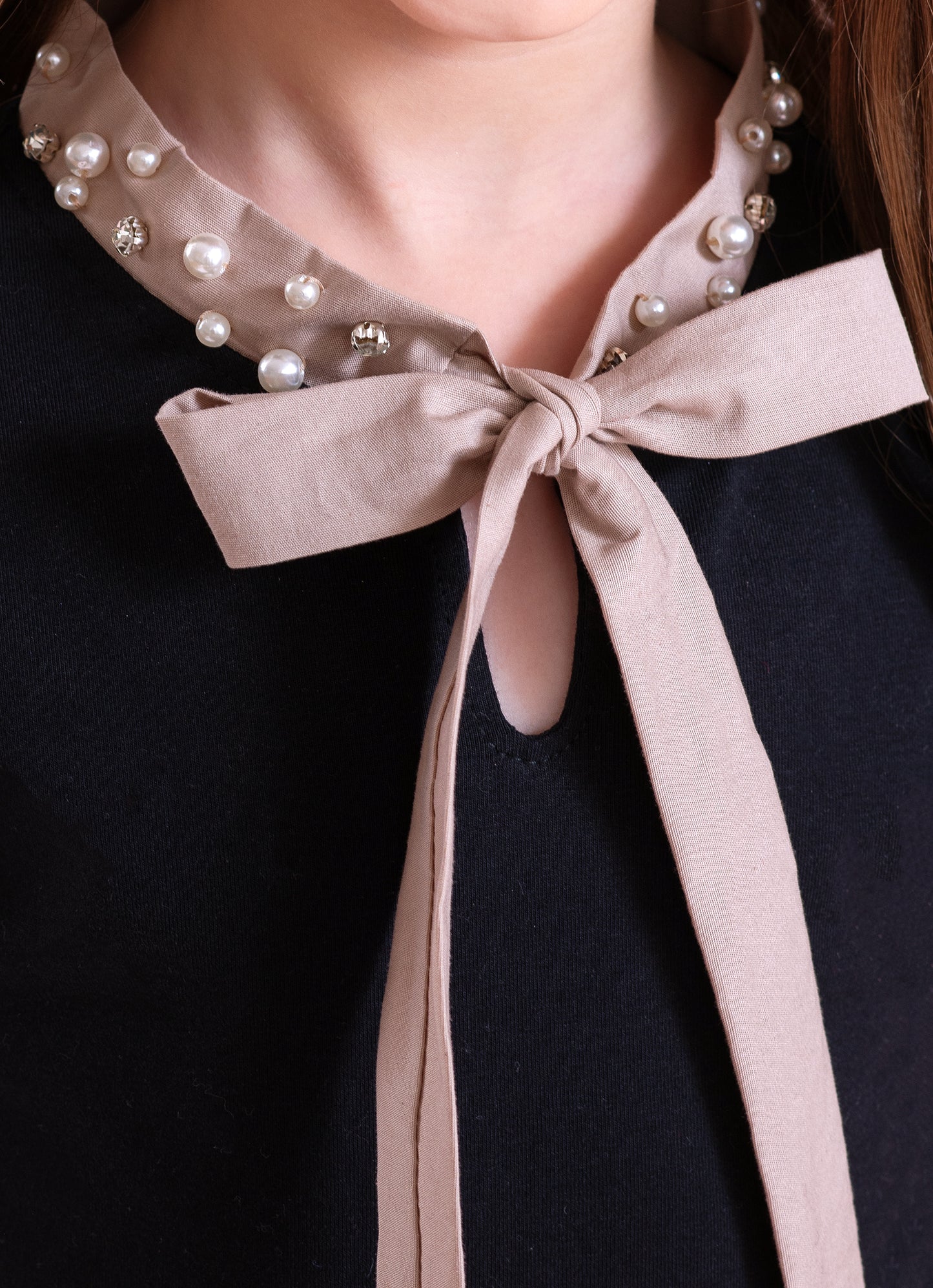 Blusa Cotton Gola Bordados