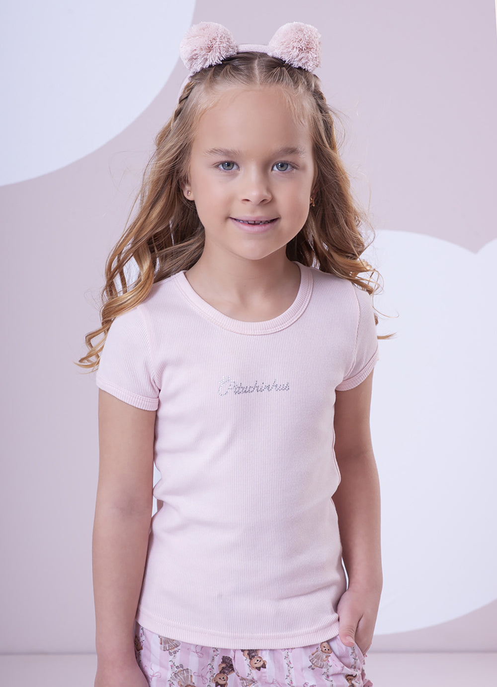 Blusa Ribana Pituchinhus Manga Curta