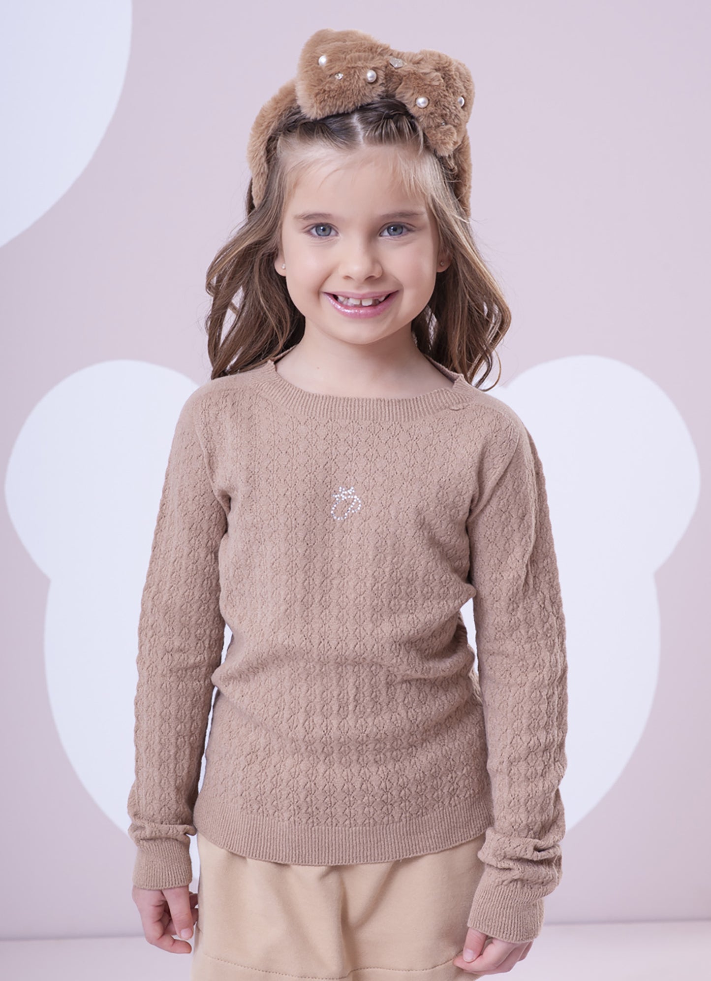 Blusa Tricot Sem Costura Rendada