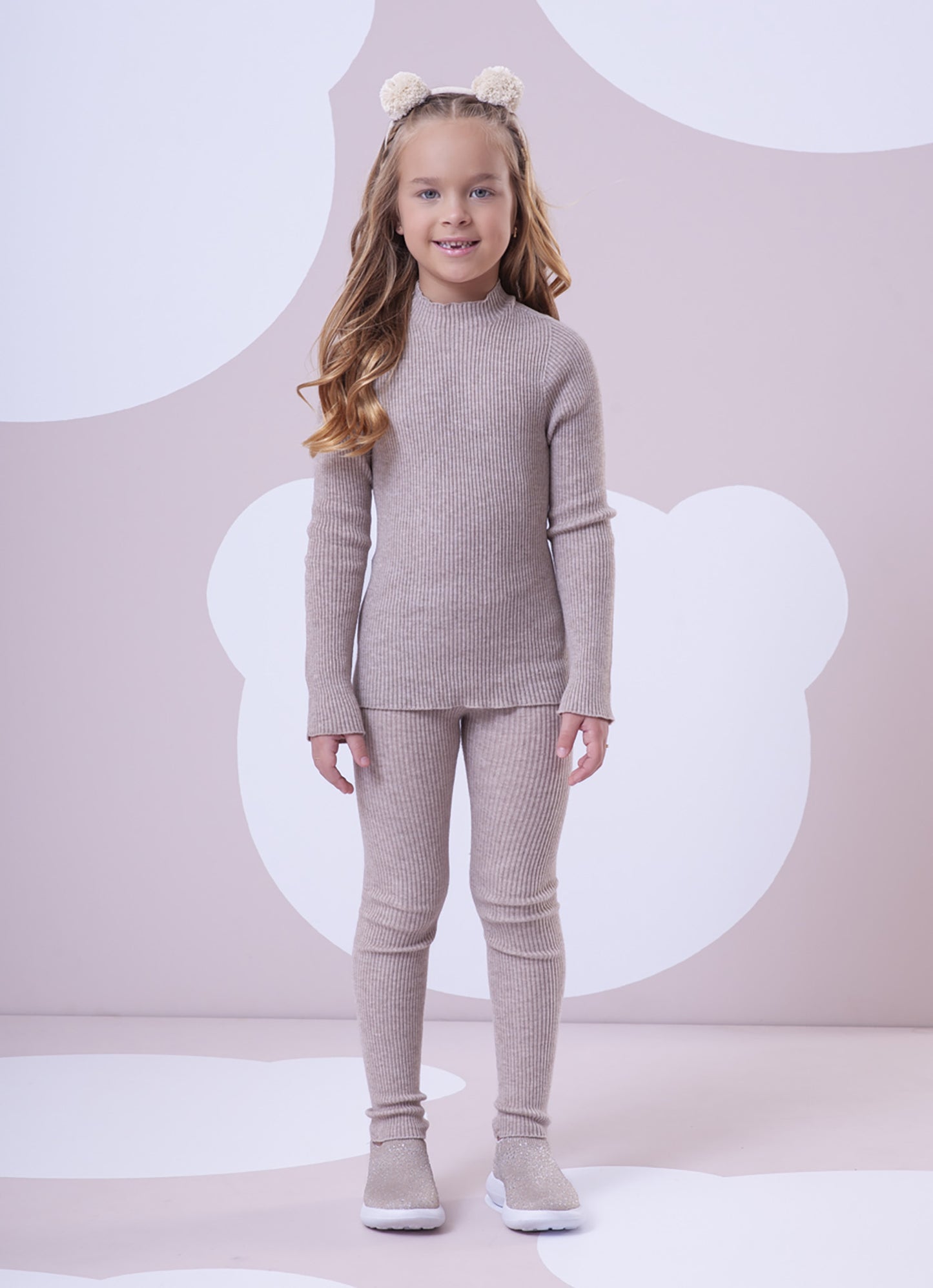 Legging Tricot Canelada Sem Costura