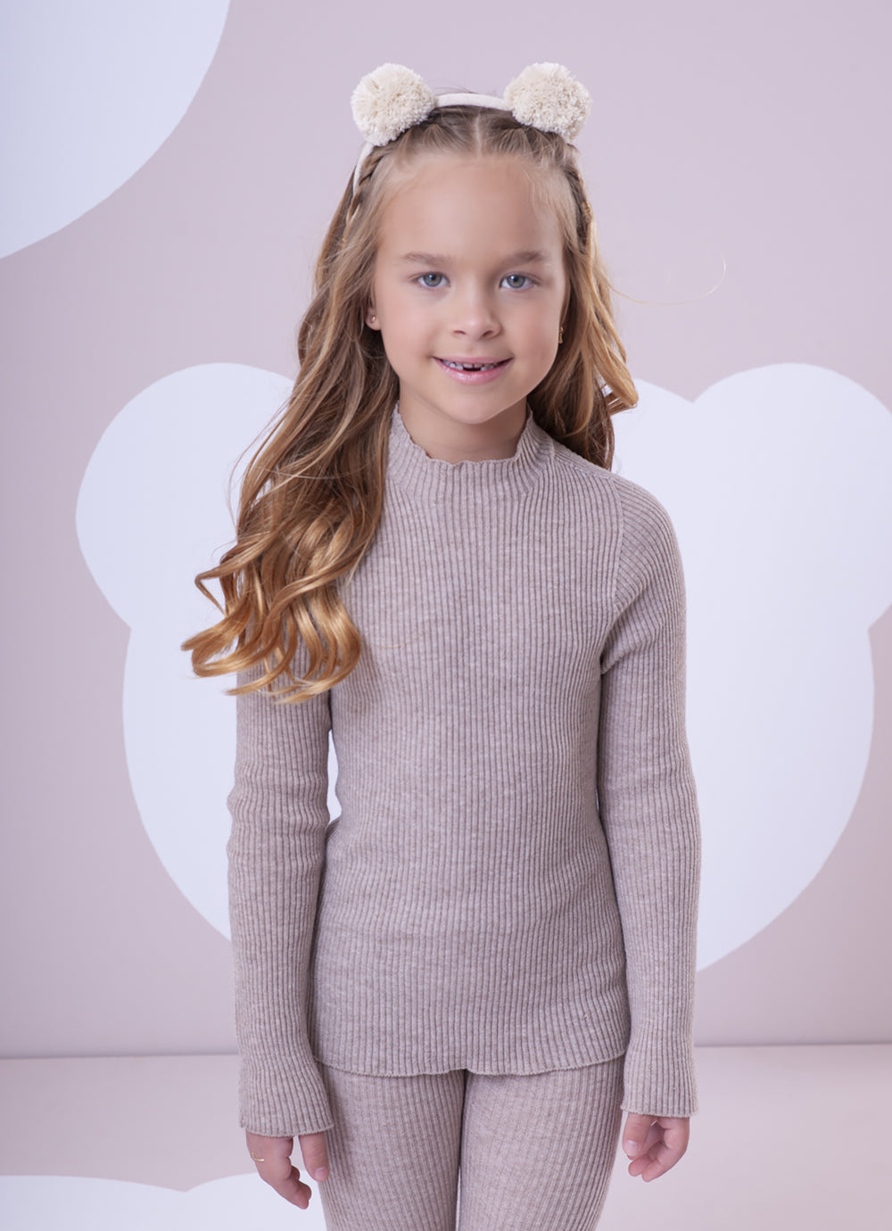 Blusa Tricot Canelada Sem Costura P Cristal