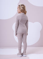 Legging Tricot Canelada Sem Costura