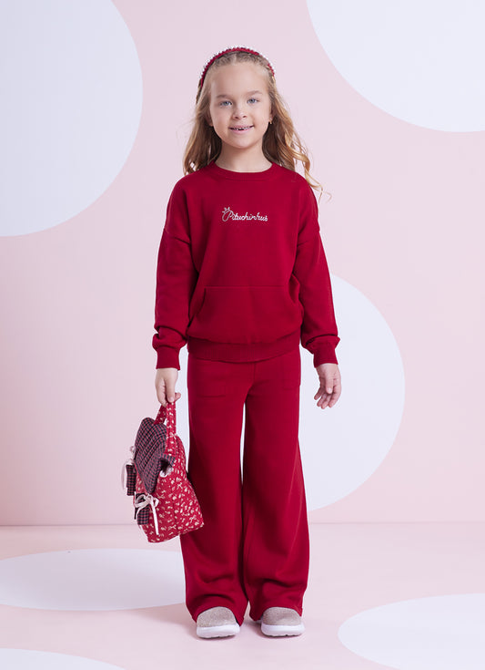 Calça Tricot Reta P Cristal