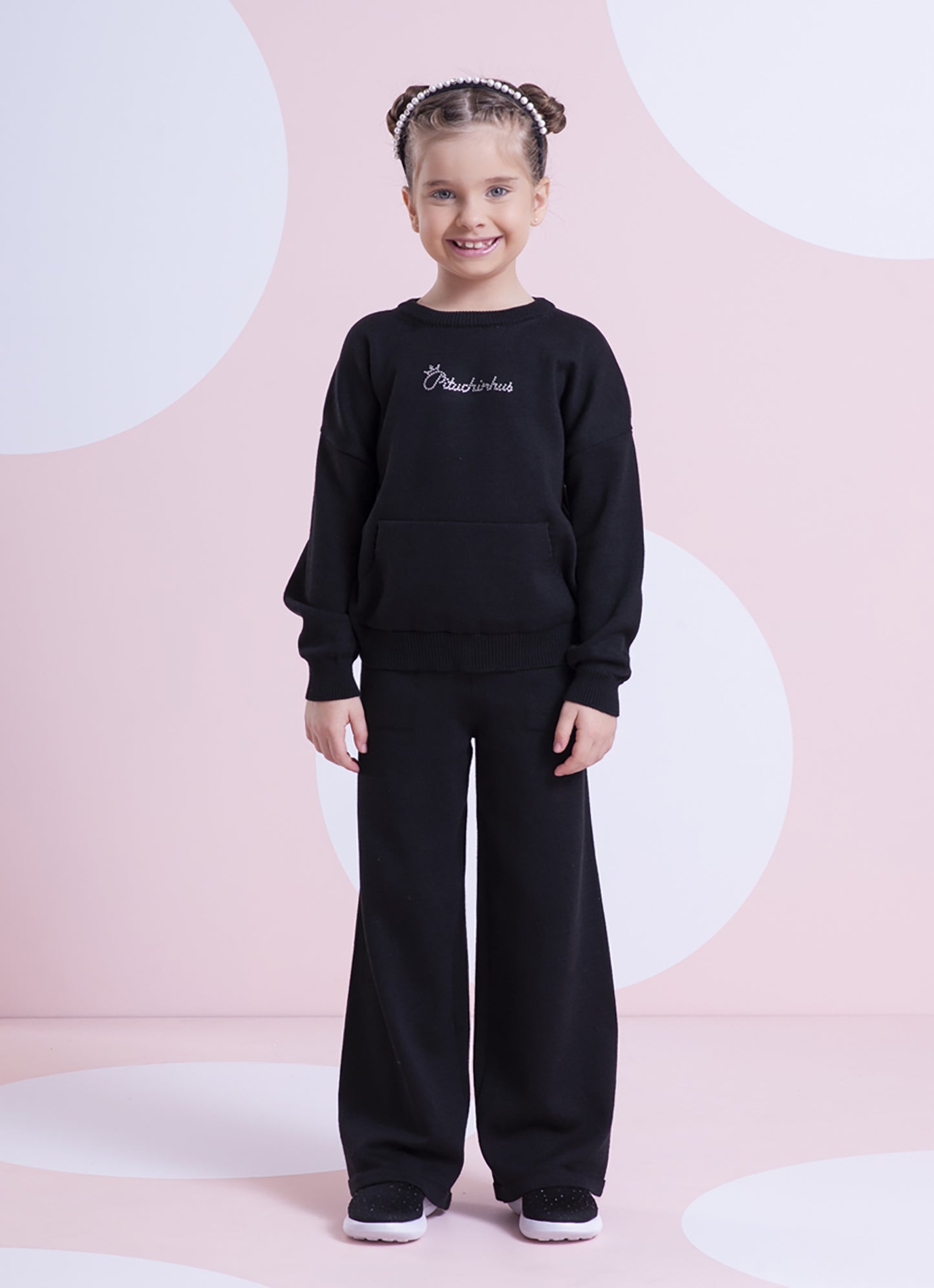 Calça Tricot Reta P Cristal