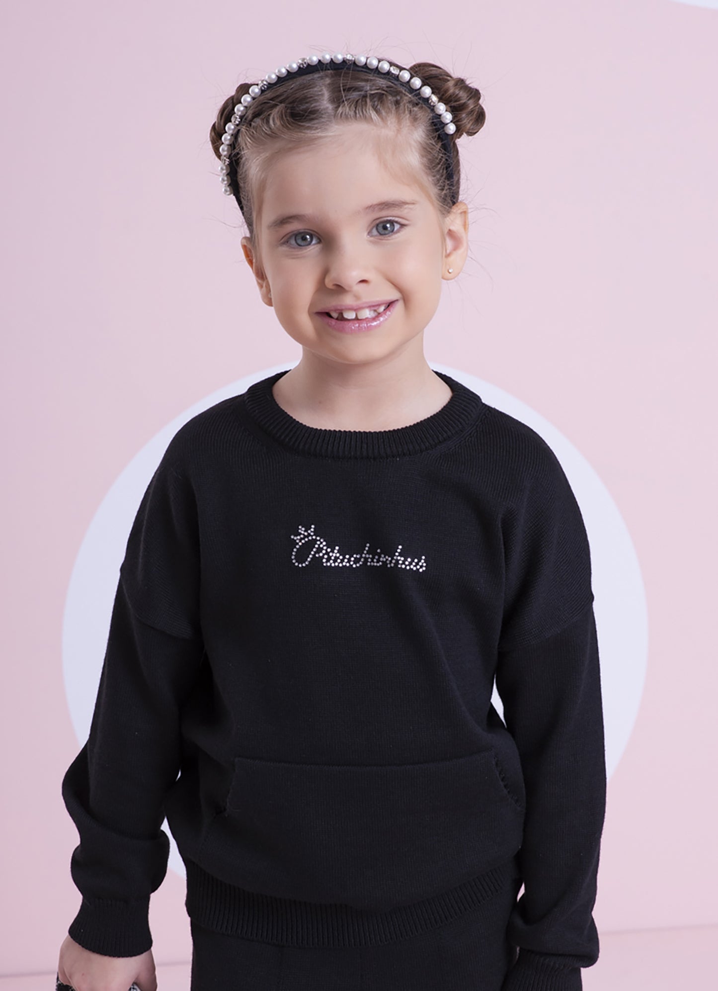 Blusa Tricot Canguru Pituchinhus Cristal