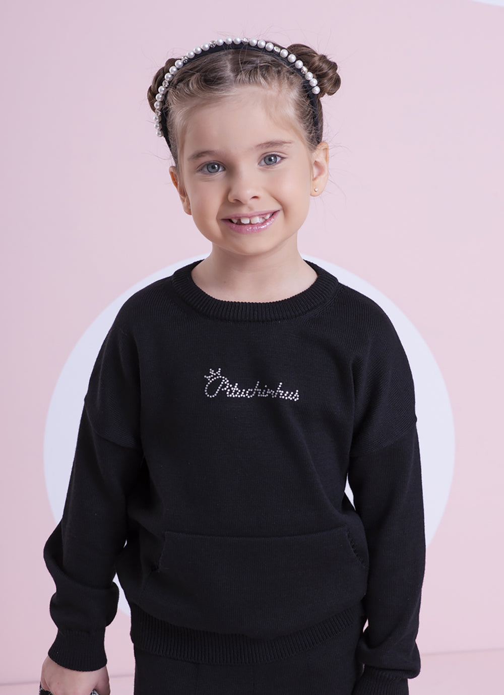 Blusa Tricot Canguru Pituchinhus Cristal