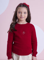 Blusa Tricot Sem Costura Rendada
