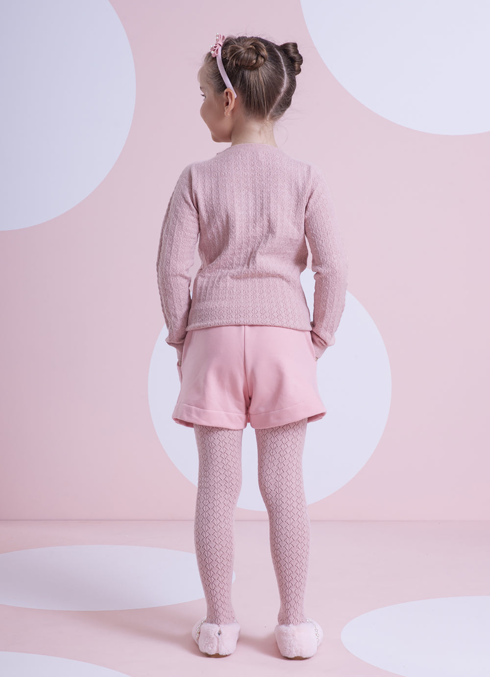 Meia Calça Tricot Rendada