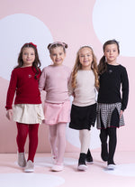 Meia Calça Tricot Rendada