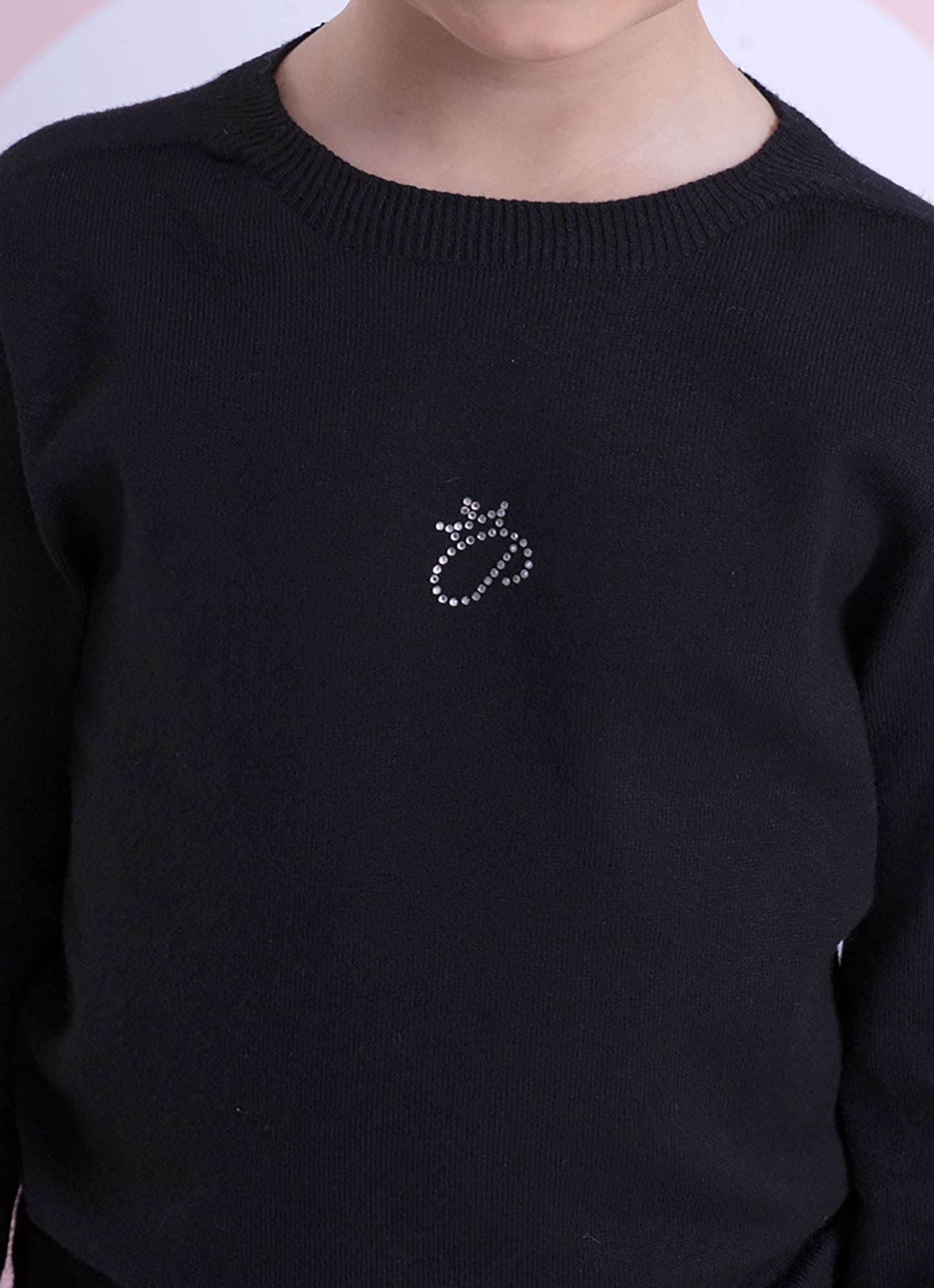 Blusa Tricot Meia Malha Sem Costura P Cristal