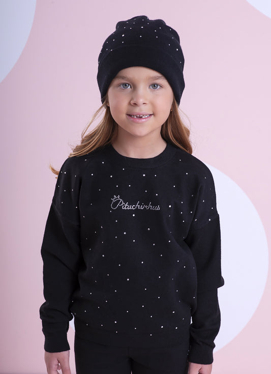 Blusa Tricot Cristais