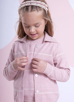 Casaco Tricot Gola Mix de Pontos