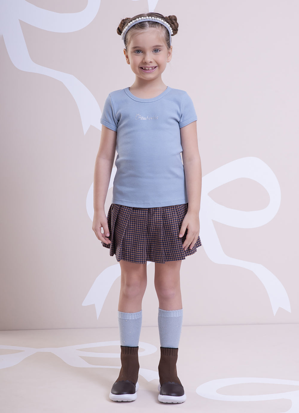 Blusa Ribana Pituchinhus Manga Curta