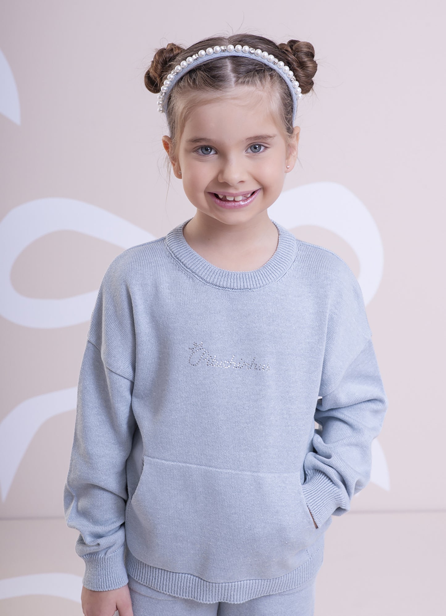 Blusa Tricot Canguru Pituchinhus Cristal