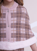 Capa Tricot Xadrez Barra Pele