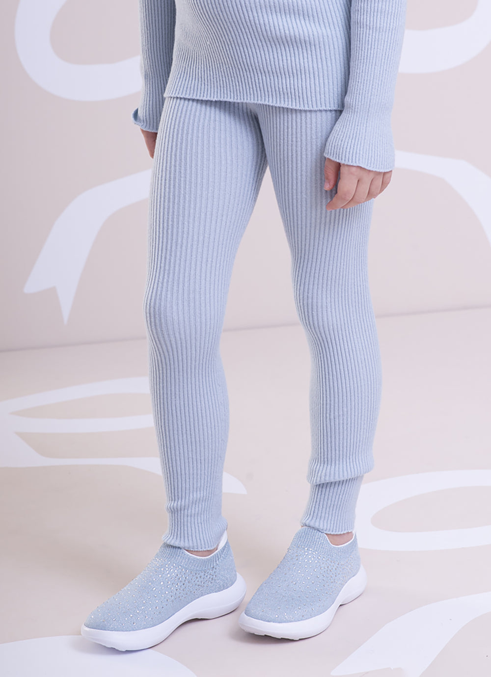 Legging Tricot Canelada Sem Costura