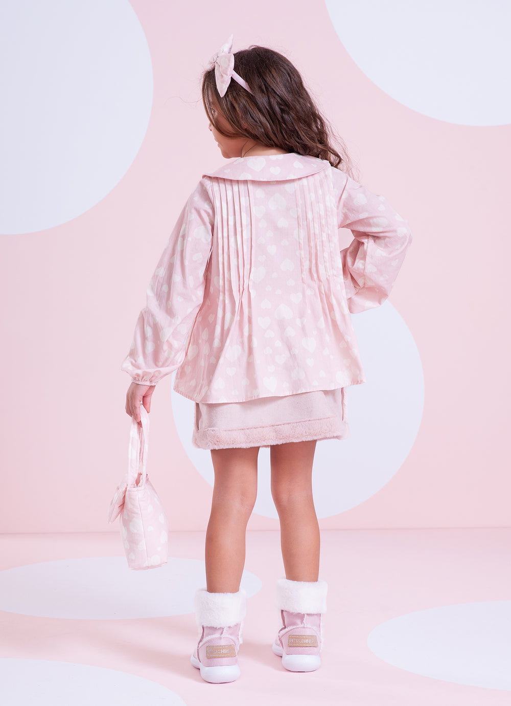 Camisa Algodão Estampa Corações