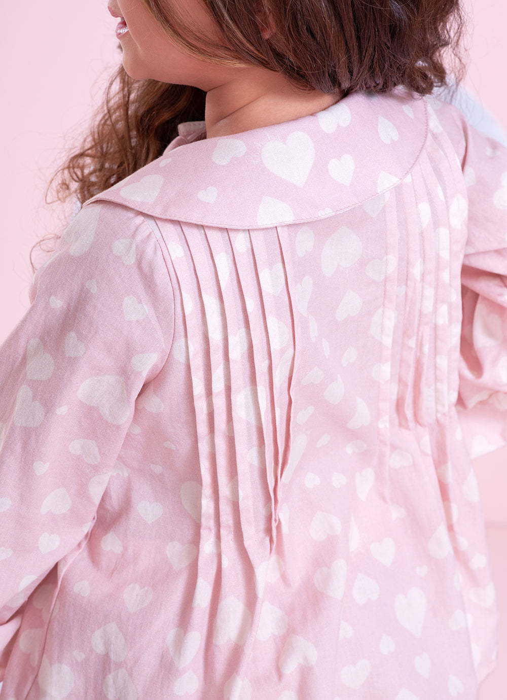 Camisa Algodão Estampa Corações