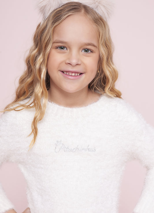 Blusa Tricot Fio Fofinho Sem Costura Pituchinhus