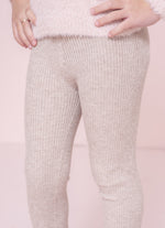 Legging Tricot Canelada Sem Costura