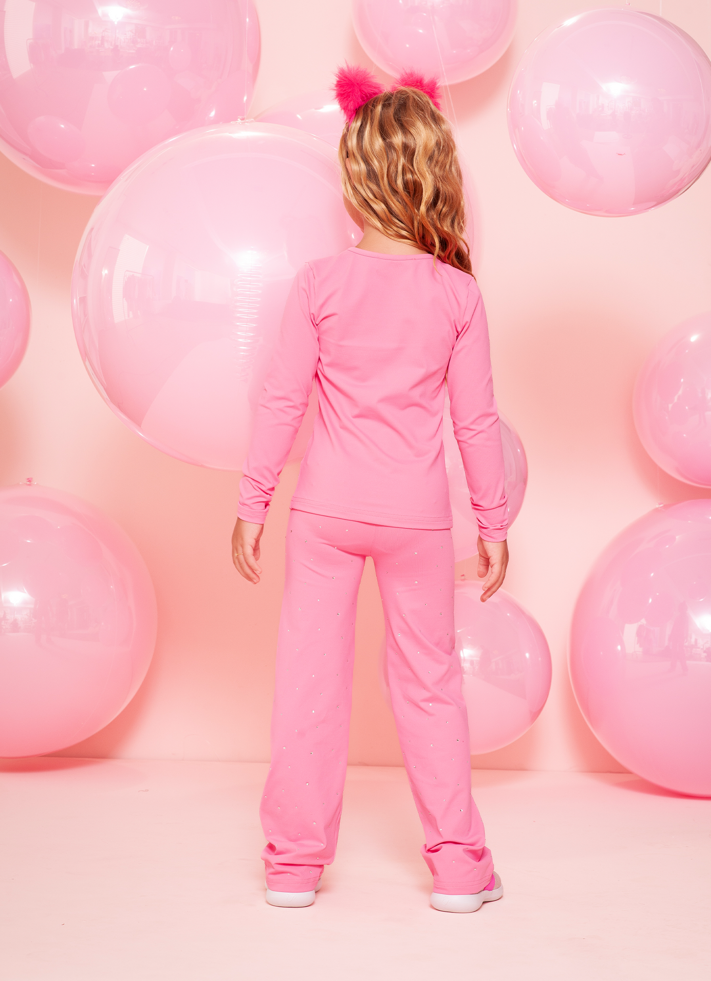 Calça Reta Light Cristais Barbie