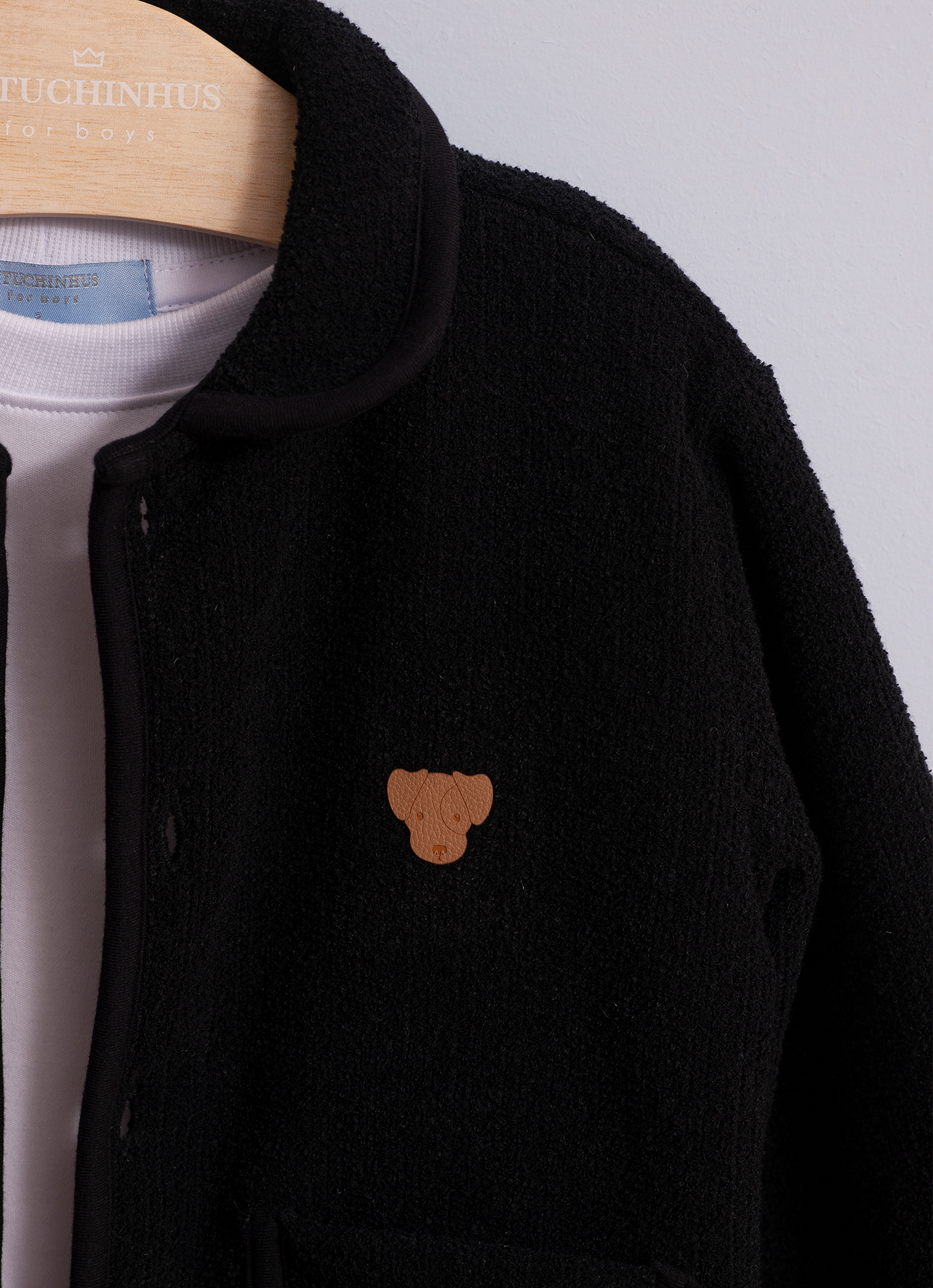 Casaco Tweed Bolsos For Boys