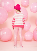 Legging Malha Brilho Barbie