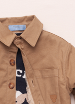 Camisa Sarja Forro Pele Carneirinho For Boys