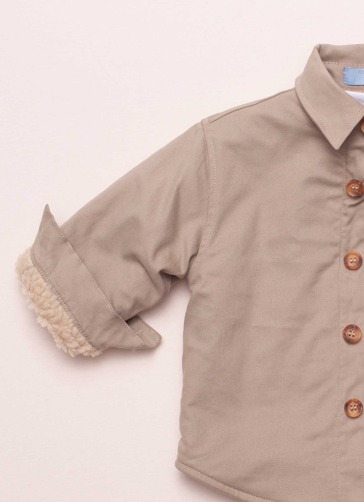 Camisa Sarja Forro Pele Carneirinho For Boys