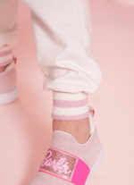 Calça Jogging Moletom Patche Barbie