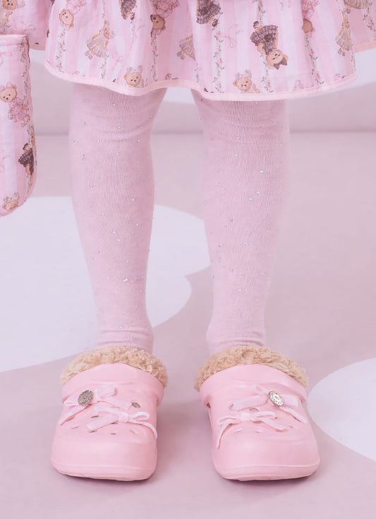 Sandália Clogs Com Pele